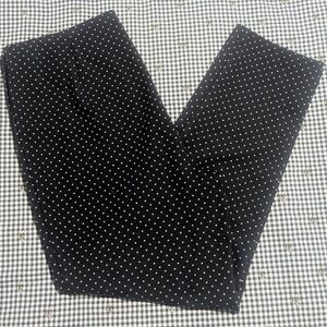 J. Jill Black and White Ponte Slim Leg Pants